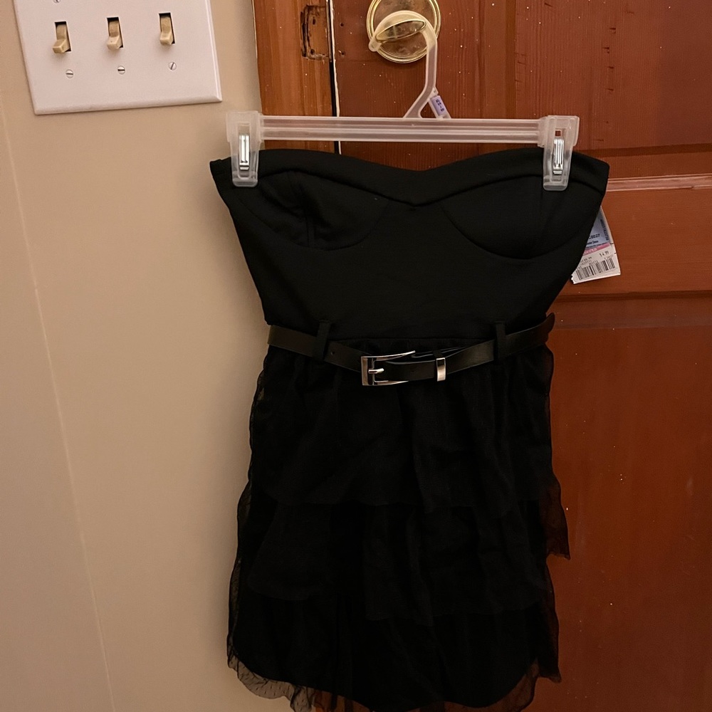 Black halter cute  dress by trixxi never worn still has tags